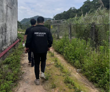 中德信通及海康威視技術跟随-水務集團水庫監控安裝安全管理現場調研勘察！！！