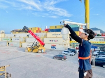 深圳南山區前海媽灣大道聽海路交界處堆場監控安裝，選擇中德信通，保障您的安全！